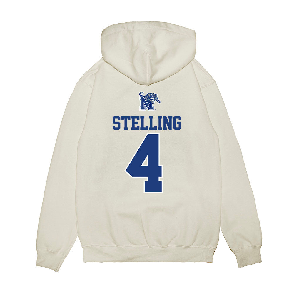 Memphis - NCAA Baseball : Logan Stelling - USA Raglan Premium Hooded Sweatshirt-1