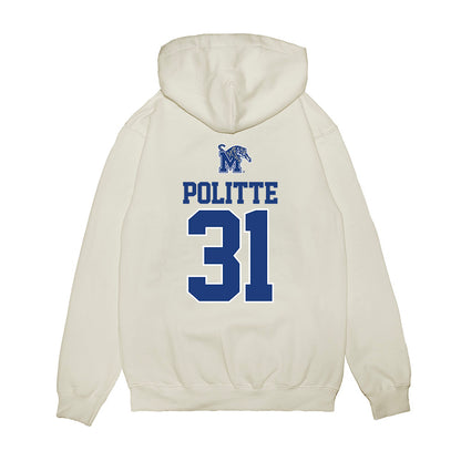 Memphis - NCAA Baseball : Michael Politte - USA Raglan Premium Hooded Sweatshirt-1