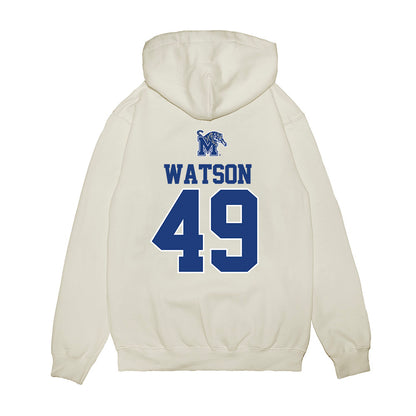 Memphis - NCAA Baseball : Webb Watson - USA Raglan Premium Hooded Sweatshirt-1