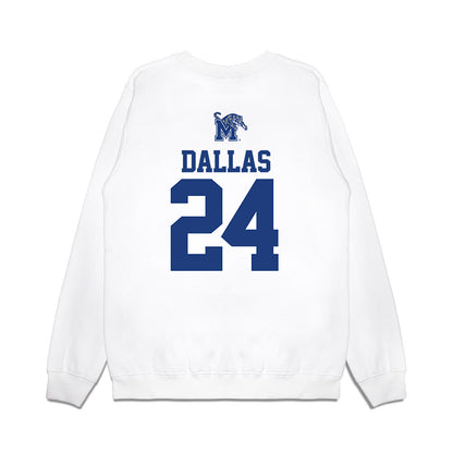 Memphis - NCAA Baseball : Michael Dallas - USA Raglan Premium Crewneck Sweatshirt-1