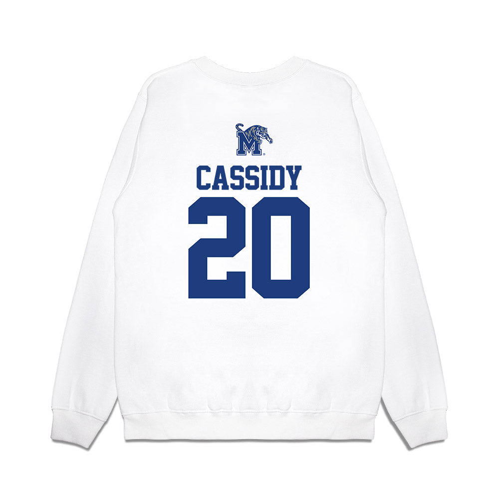 Memphis - NCAA Baseball : Trae Cassidy - USA Premium Crewneck Sweatshirt-1