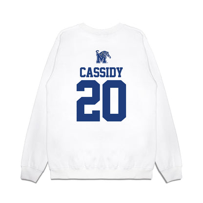 Memphis - NCAA Baseball : Trae Cassidy - USA Premium Crewneck Sweatshirt-1