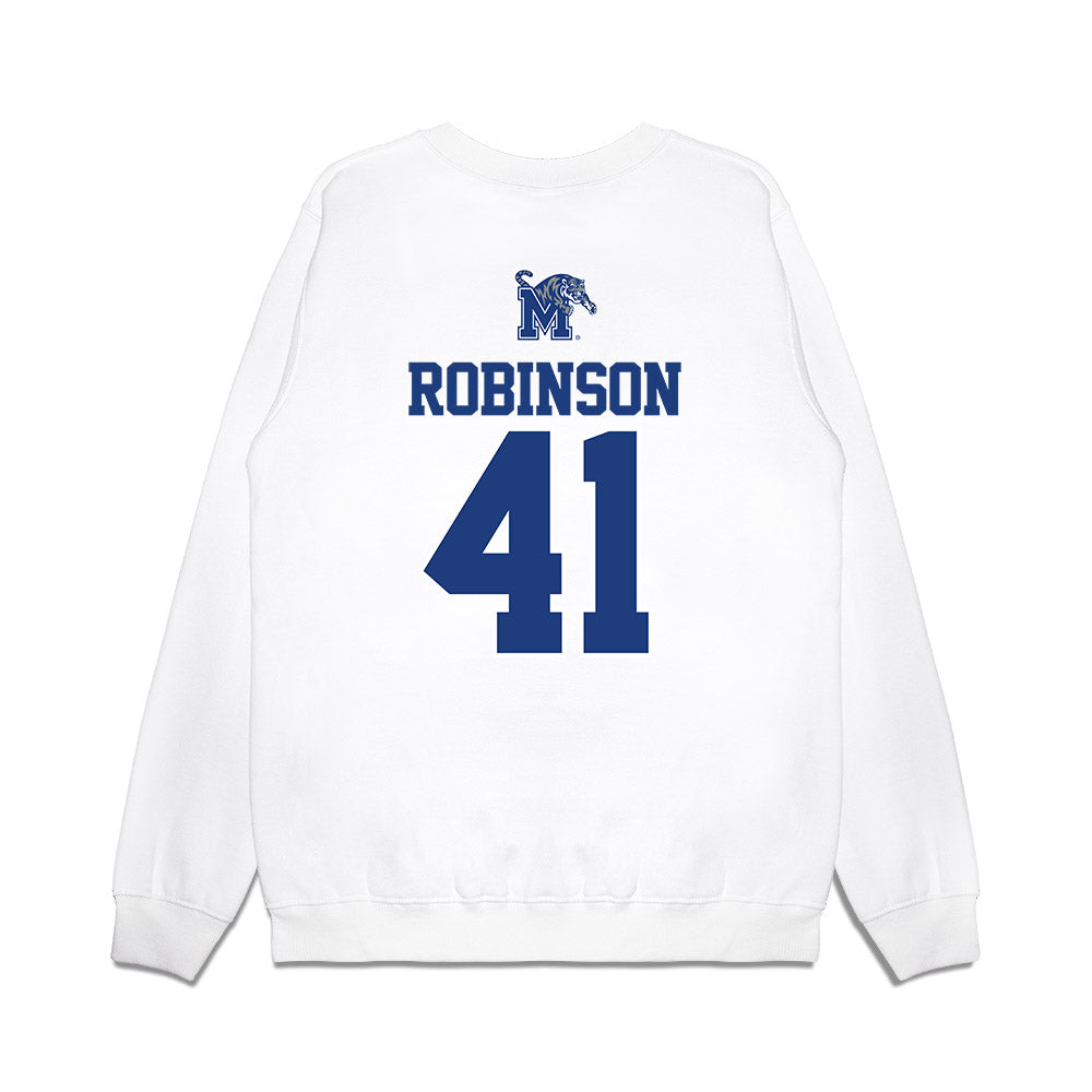 Memphis - NCAA Baseball : Caden Robinson - USA Raglan Premium Crewneck Sweatshirt-1