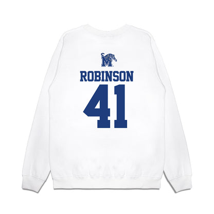 Memphis - NCAA Baseball : Caden Robinson - USA Raglan Premium Crewneck Sweatshirt-1