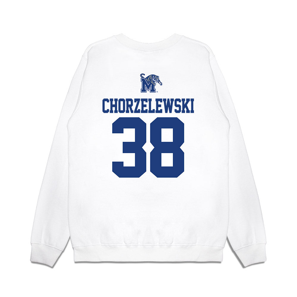 Memphis - NCAA Baseball : Brandon Chorzelewski - USA Raglan Premium Crewneck Sweatshirt-1