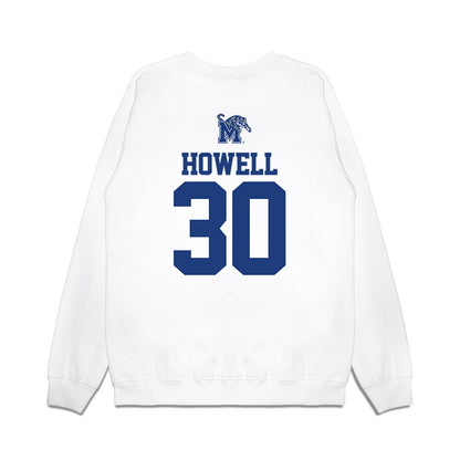 Memphis - NCAA Baseball : Will Howell - USA Raglan Premium Crewneck Sweatshirt-1