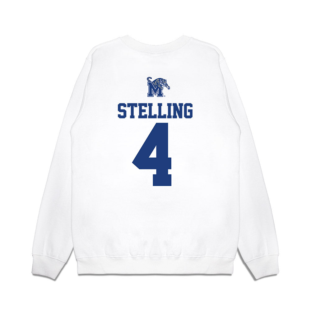 Memphis - NCAA Baseball : Logan Stelling - USA Raglan Premium Crewneck Sweatshirt-1