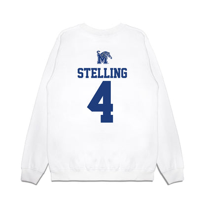 Memphis - NCAA Baseball : Logan Stelling - USA Raglan Premium Crewneck Sweatshirt-1