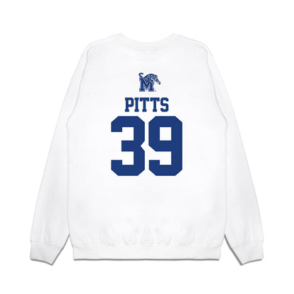 Memphis - NCAA Baseball : Jack Pitts - USA Raglan Premium Crewneck Sweatshirt-1