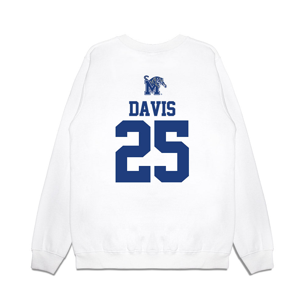 Memphis - NCAA Baseball : Cade Davis - USA Raglan Premium Crewneck Sweatshirt-1