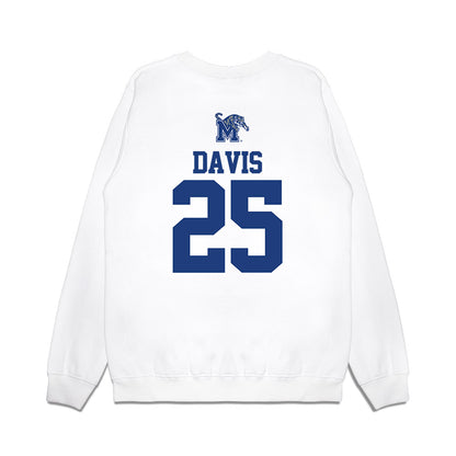 Memphis - NCAA Baseball : Cade Davis - USA Raglan Premium Crewneck Sweatshirt-1