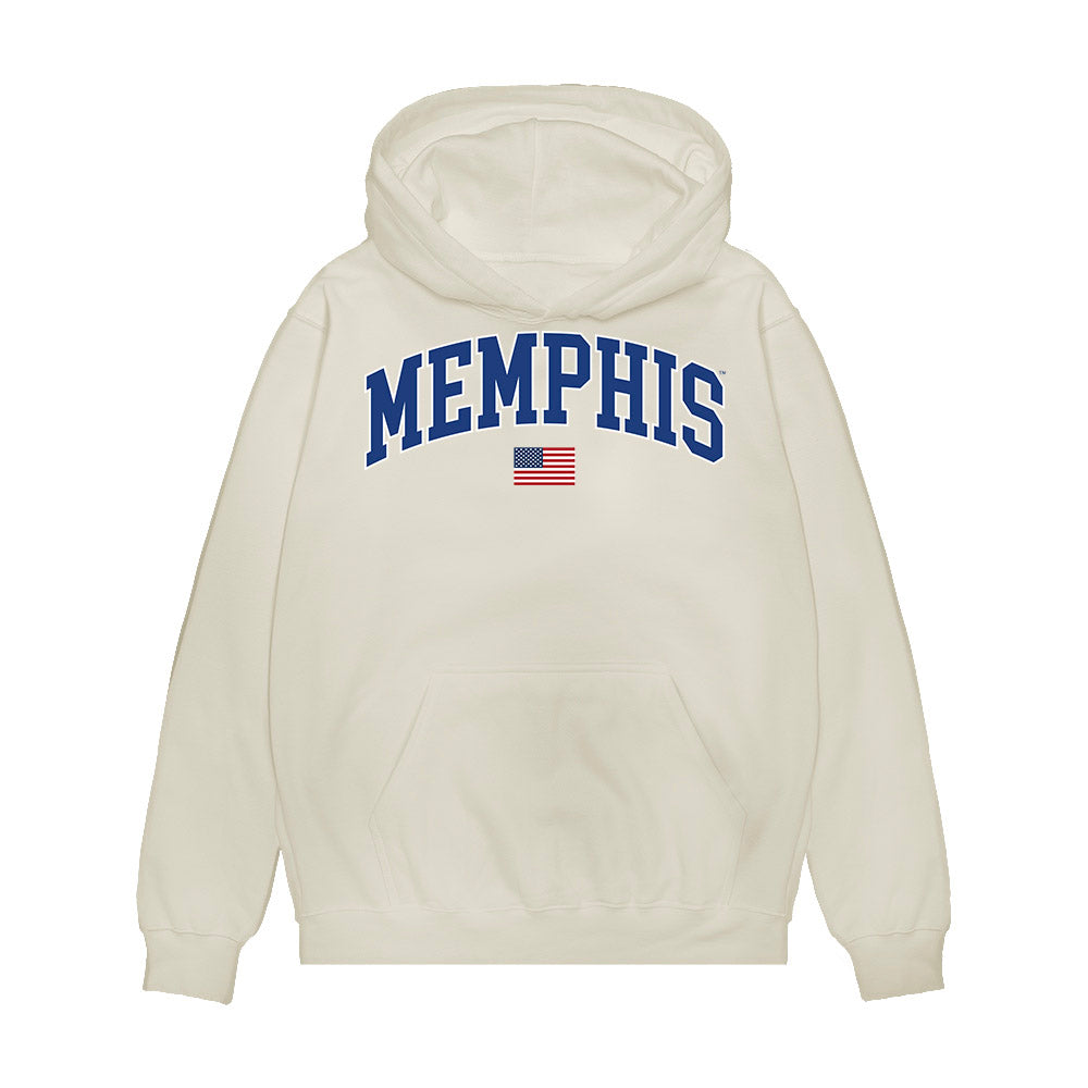 Memphis - NCAA Baseball : Brandon Chorzelewski - USA Raglan Premium Hooded Sweatshirt-0