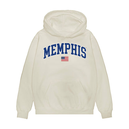 Memphis - NCAA Baseball : Jack Pitts - USA Raglan Premium Hooded Sweatshirt-0