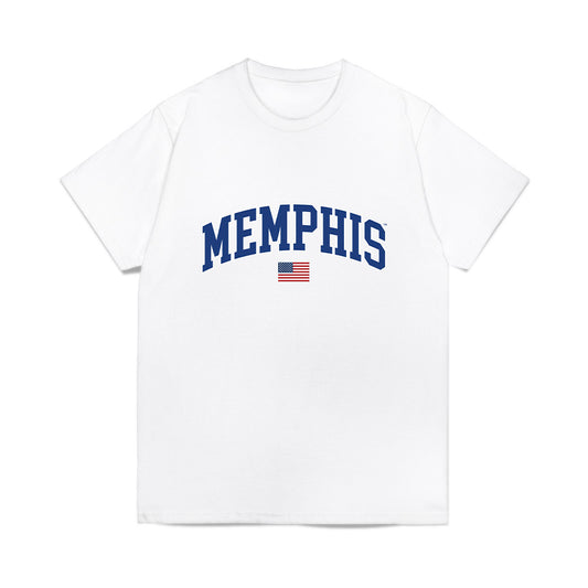 Memphis - NCAA Baseball : Cade Tucker - USA Raglan Comfort Colors T-Shirt-0
