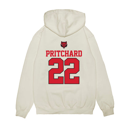 Arkansas State - NCAA Baseball : Wes Pritchard - USA Raglan Premium Hooded Sweatshirt-1