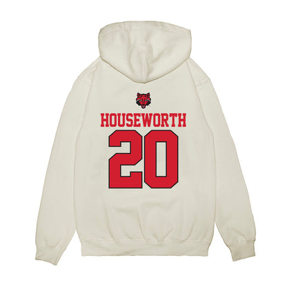Arkansas State - NCAA Baseball : Aidan Houseworth - USA Raglan Premium Hooded Sweatshirt-1