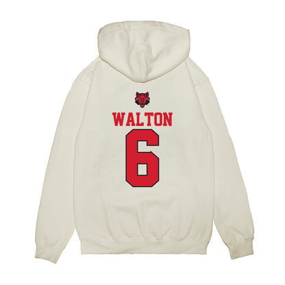 Arkansas State - NCAA Baseball : Lane Walton - USA Raglan Premium Hooded Sweatshirt-1