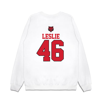Arkansas State - NCAA Baseball : Will Leslie - USA Raglan Premium Crewneck Sweatshirt-1