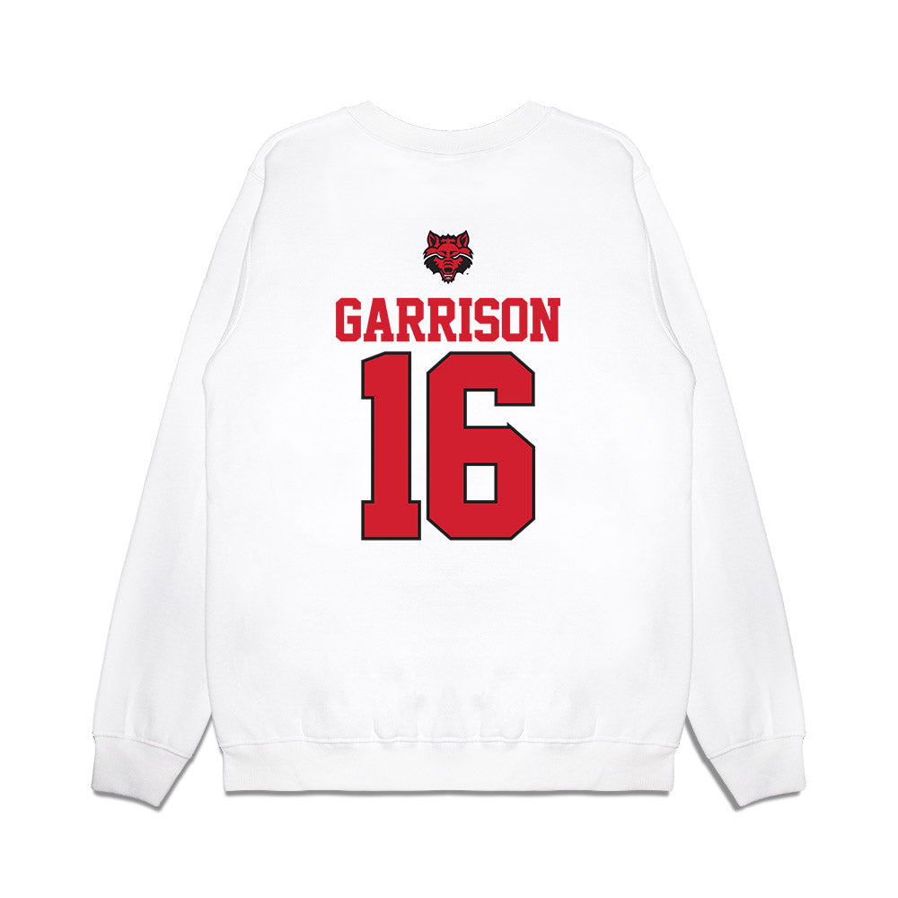 Arkansas State - NCAA Baseball : Cooper Garrison - USA Raglan Premium Crewneck Sweatshirt-1