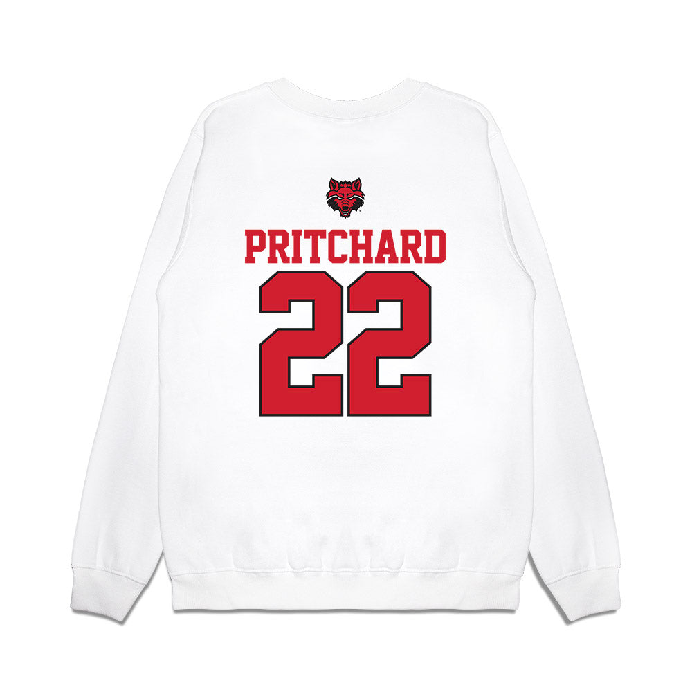 Arkansas State - NCAA Baseball : Wes Pritchard - USA Raglan Premium Crewneck Sweatshirt-1