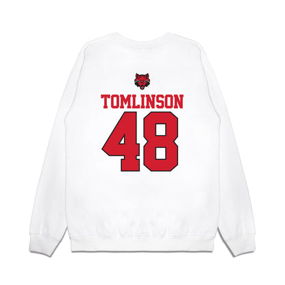 Arkansas State - NCAA Baseball : Houston Tomlinson - USA Raglan Premium Crewneck Sweatshirt-1