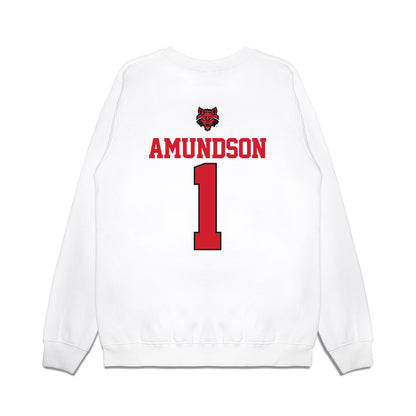 Arkansas State - NCAA Baseball : Kaden Amundson - USA Raglan Premium Crewneck Sweatshirt-1