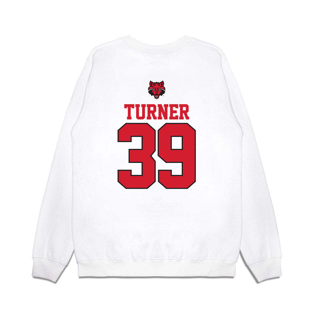 Arkansas State - NCAA Baseball : Kole Turner - USA Raglan Premium Crewneck Sweatshirt-1
