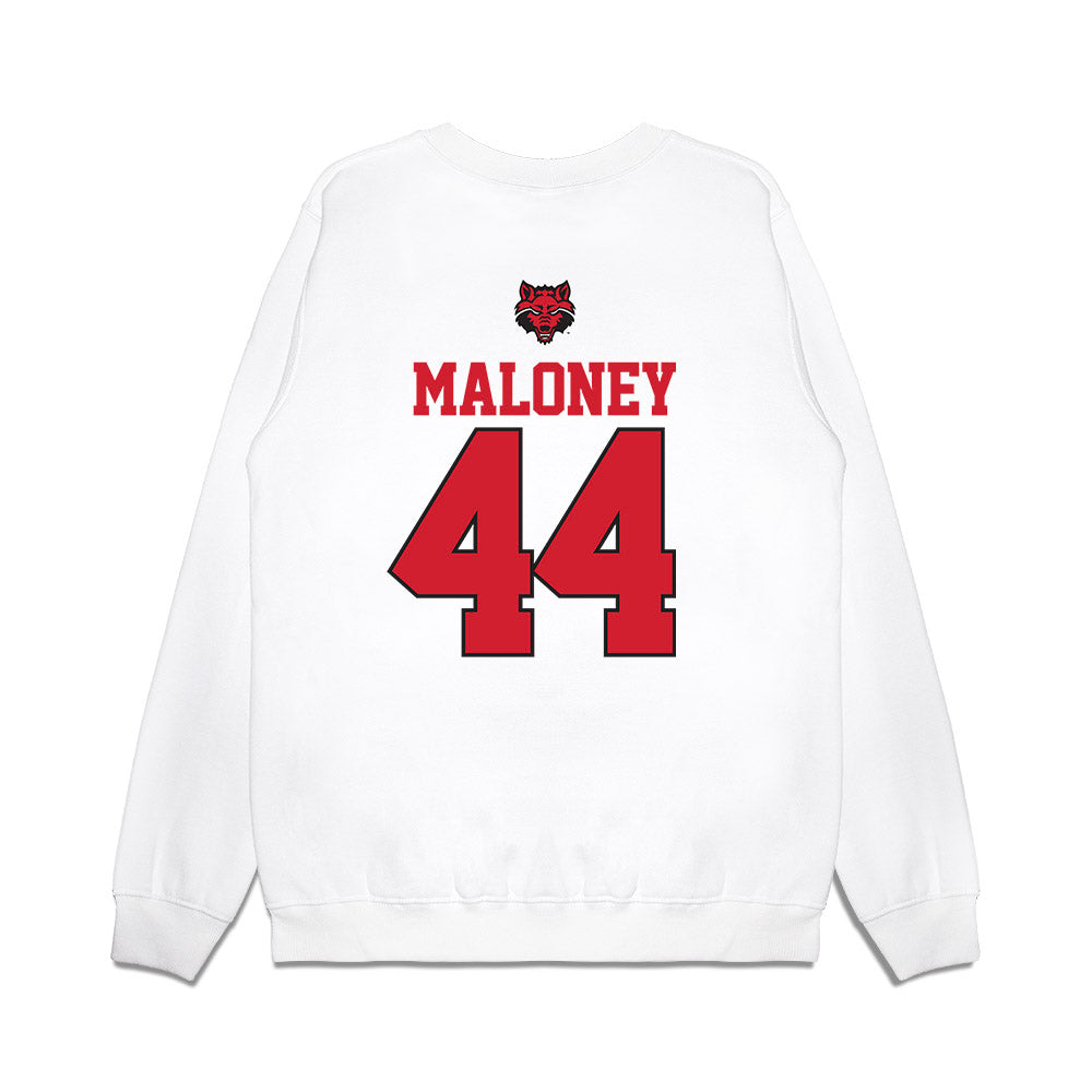 Arkansas State - NCAA Baseball : Collin Maloney - USA Raglan Premium Crewneck Sweatshirt-1