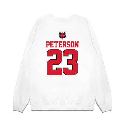 Arkansas State - NCAA Baseball : Sam Peterson - USA Raglan Premium Crewneck Sweatshirt-1