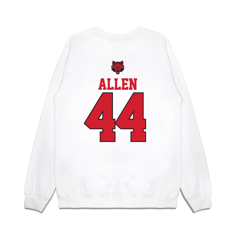 Arkansas State - NCAA Baseball : Andrew Allen - USA Raglan Premium Crewneck Sweatshirt-1