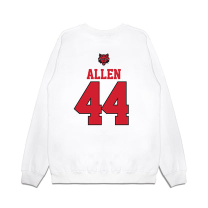 Arkansas State - NCAA Baseball : Andrew Allen - USA Raglan Premium Crewneck Sweatshirt-1