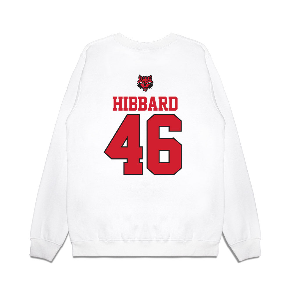 Arkansas State - NCAA Baseball : Jack Hibbard - USA Raglan Premium Crewneck Sweatshirt-1