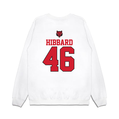Arkansas State - NCAA Baseball : Jack Hibbard - USA Raglan Premium Crewneck Sweatshirt-1