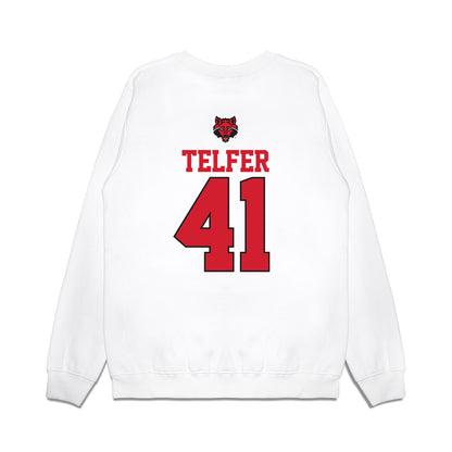 Arkansas State - NCAA Baseball : Tatem Telfer - USA Raglan Premium Crewneck Sweatshirt-1