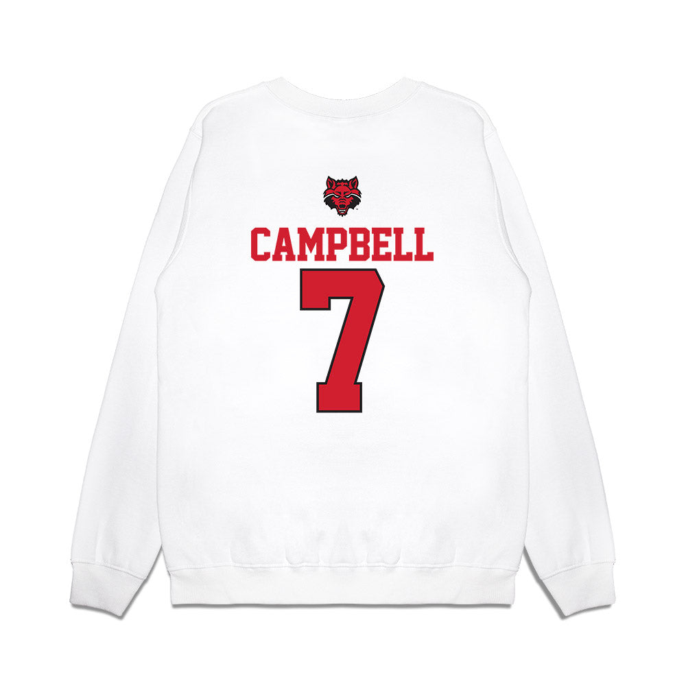 Arkansas State - NCAA Baseball : Cason Campbell - USA Raglan Premium Crewneck Sweatshirt-1