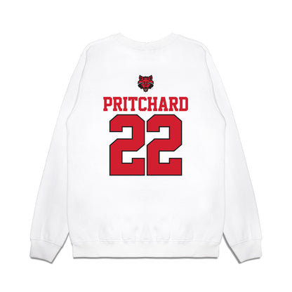 Arkansas State - NCAA Baseball : Wes Pritchard - USA Raglan Premium Crewneck Sweatshirt-1