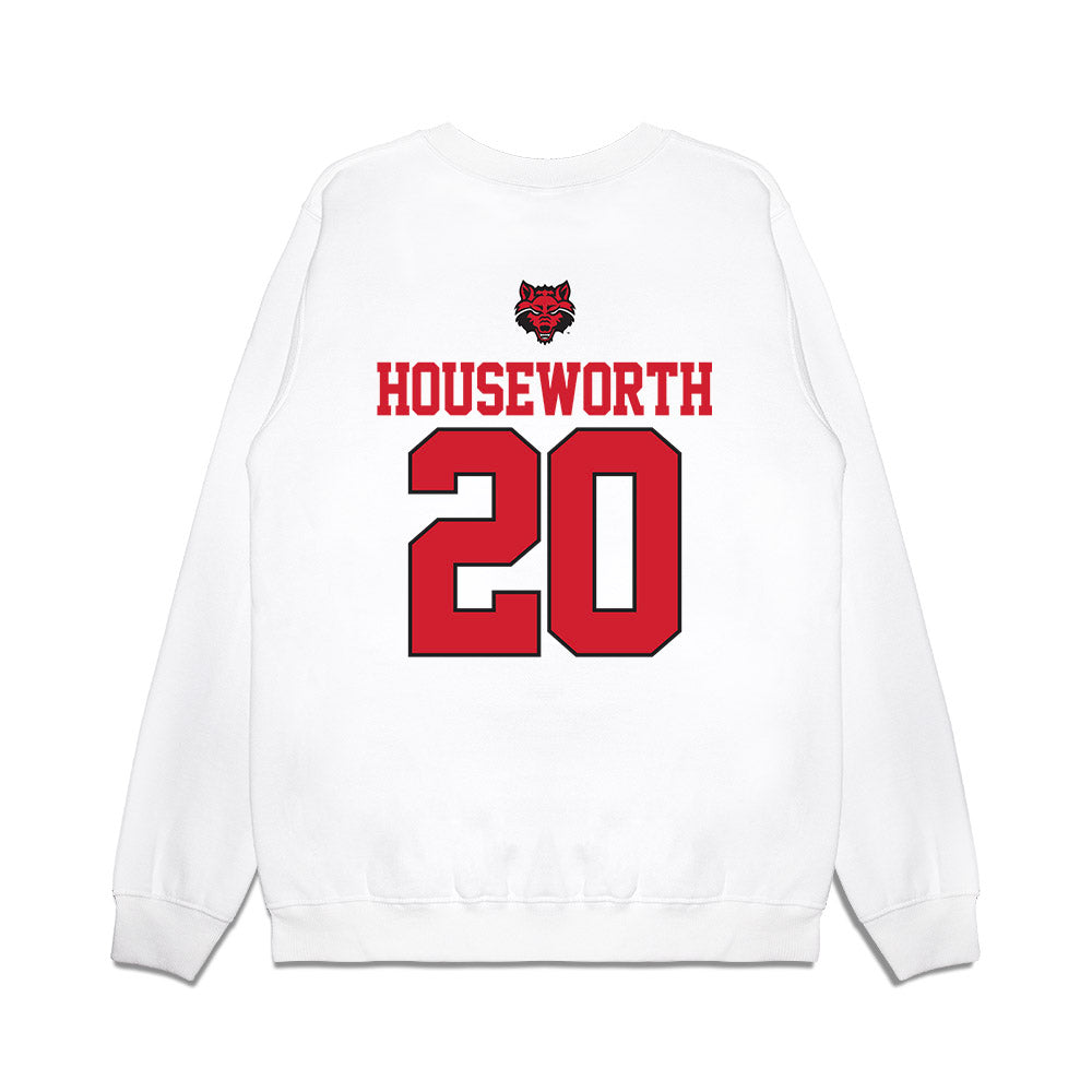Arkansas State - NCAA Baseball : Aidan Houseworth - USA Raglan Premium Crewneck Sweatshirt-1