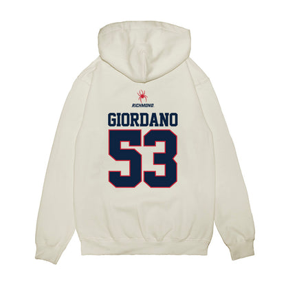 Richmond - NCAA Baseball : Joey Giordano - USA Raglan Premium Hooded Sweatshirt-1