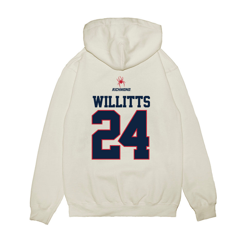 Richmond - NCAA Baseball : Josh Willitts - USA Raglan Premium Hooded Sweatshirt-1