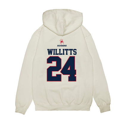 Richmond - NCAA Baseball : Josh Willitts - USA Raglan Premium Hooded Sweatshirt-1