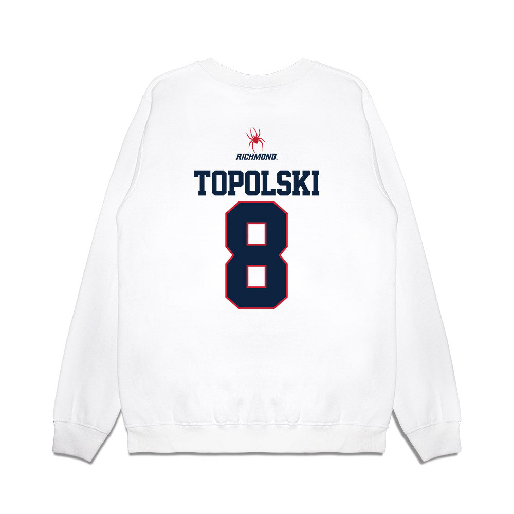 Richmond - NCAA Baseball : Chase Topolski - USA Raglan Premium Crewneck Sweatshirt-1