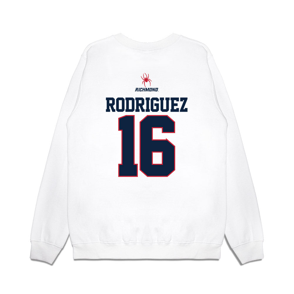 Richmond - NCAA Baseball : Esteban Rodriguez - USA Raglan Premium Crewneck Sweatshirt-1