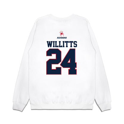 Richmond - NCAA Baseball : Josh Willitts - USA Raglan Premium Crewneck Sweatshirt-1