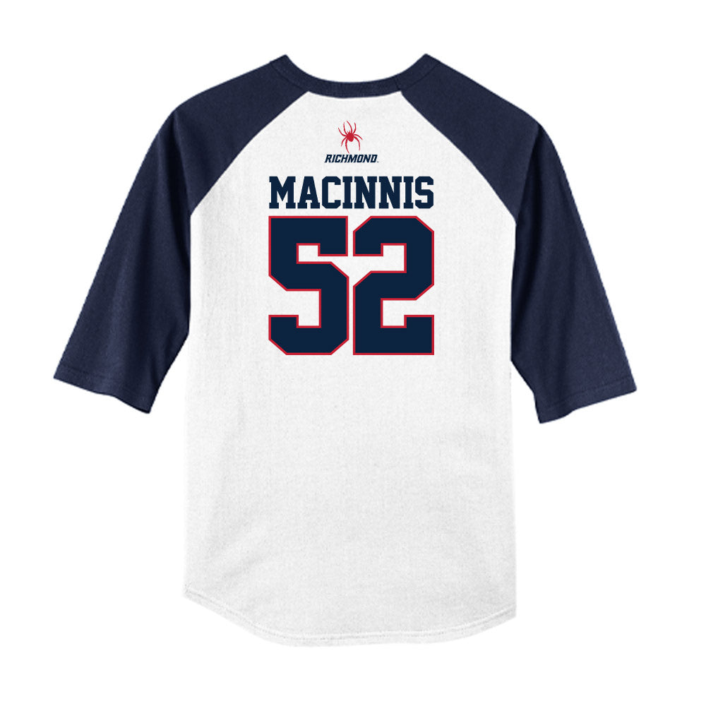 Richmond - NCAA Baseball : Spencer MacInnis - USA Raglan Raglan Shirt-1