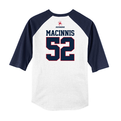 Richmond - NCAA Baseball : Spencer MacInnis - USA Raglan Raglan Shirt-1