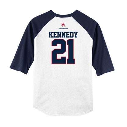 Richmond - NCAA Baseball : Grant Kennedy - USA Raglan Shirt-1