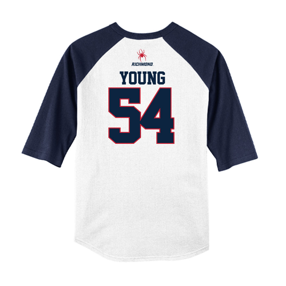 Richmond - NCAA Baseball : Sam Young - USA Raglan Raglan Shirt-1