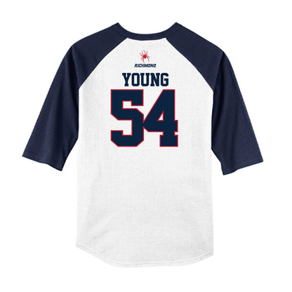 Richmond - NCAA Baseball : Sam Young - USA Raglan Raglan Shirt-1