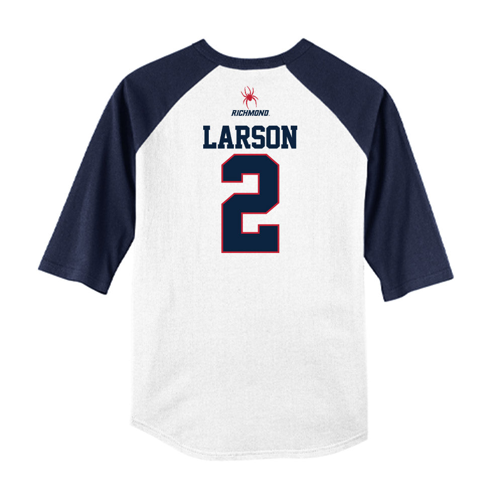 Richmond - NCAA Baseball : Connor Larson - USA Raglan Raglan Shirt-1