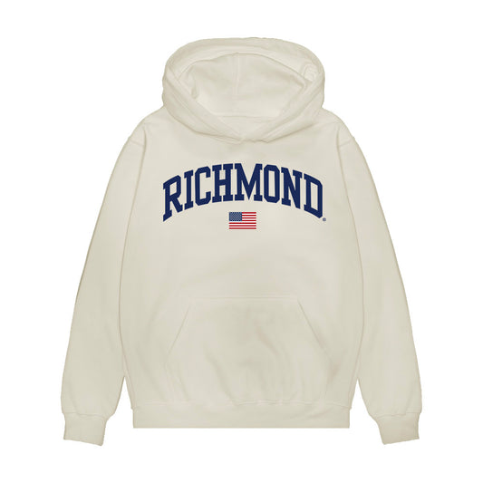 Richmond - NCAA Baseball : Treyor Addonizio - USA Raglan Premium Hooded Sweatshirt-0